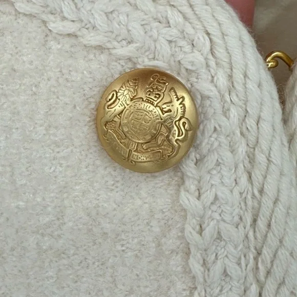 Talbots Berkshire Wool Blend
Crop Blazer Jacket Cream Women 8P NWT - Picture 7 of 13